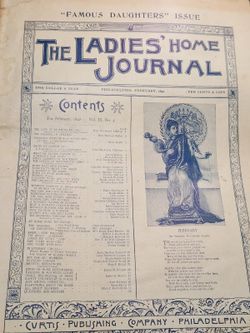 Vintage The Ladies' Home Journal Magazines - 1892 Antique Collectibles
