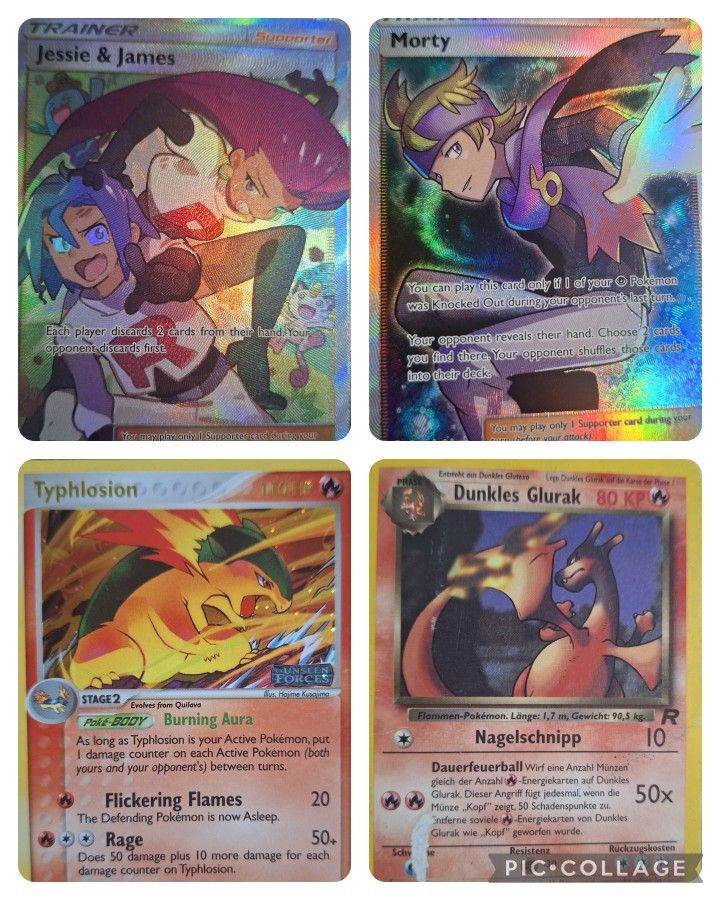 7 Pokemon Cards (CHECK ALL PICTURES, SEPARATE PRICES LISTED IN AD)
