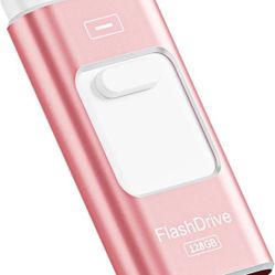 new Apple MFi Certified 128GB Flash Drive for iPhone Thumb Drive Photo Stick, USB Memory Stick iPhone Flash Drive for Photos Videos, High Speed Jump D
