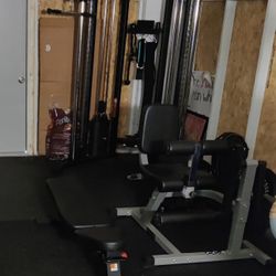 Gym Equipment For Sale. Infared Sauna, Inspire Functional Machine , Leg Extension, Hex Bar/Straight Bar With Weights