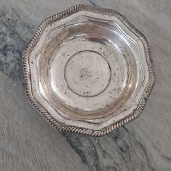 Vintage Bowl Dish BowlRetro Antique Vintage Bowl Sterling 1561 Stamped 