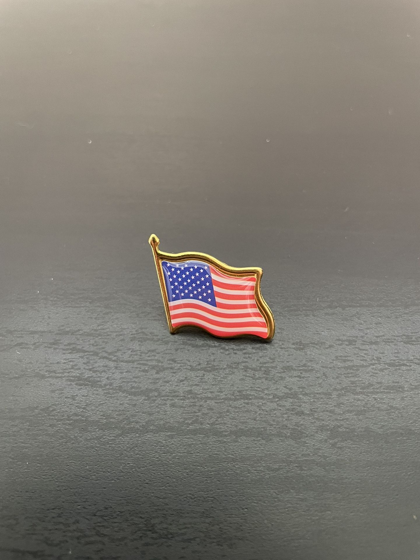 USA Flag Pin NEW Enamel Lapel American Waving US Badge Gold Pinback Alloy Metal