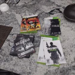 Cases Only With Manual Xbox 360 And PS3
