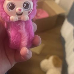 4 fingerlings only played with a handful of times.  They speak and eyes glow 2 go around your finger, and one on your wrist then a fingerling that mov