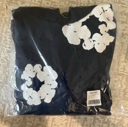 Black And White Denim Tears Hoodie