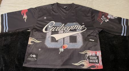 Civil regime jersey, embroidered with rhinestones