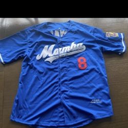 Kobe Bryant LA Lakers Los Angeles Lakers Baseball Jersey NBA Basketball XL Blue