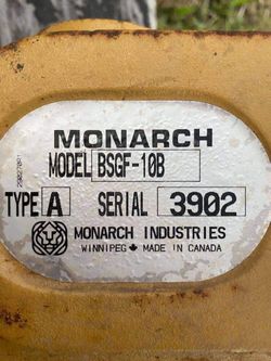 Monarch all cast iron super heavy duty pump without motor