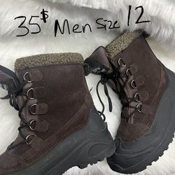 MEN SIZE 12 SNOW BOOTS Excellent condition $35 pick up in downtown LA near Union Station