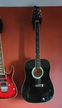 Electro-Acoustic Guitar STAGG Handmade Western Guitar Mod SW201 BK-VT Serial N° 0(contact info removed)
