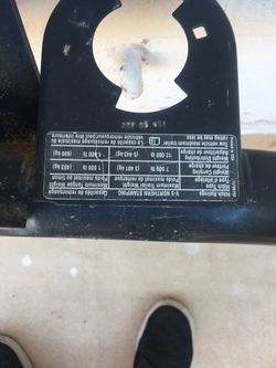GMC Factory hitch receiver