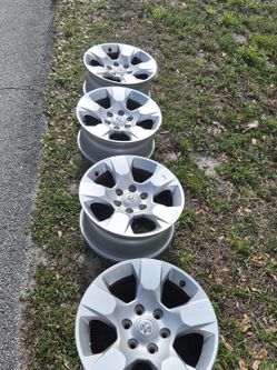 Factory Dodge RAM 1500 18 Inch Wheels rims Takeoff 2022 OEM Aluminum Pickup Truck