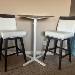 Swivel Stools  Chairs / Bar Heigh Top Table 
