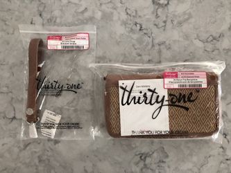 Thirty-One Wallet and Wristlet Strap