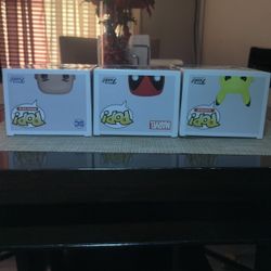 Three Funko Pops 