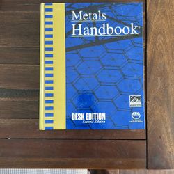 Metals Handbook Desk Edition Second