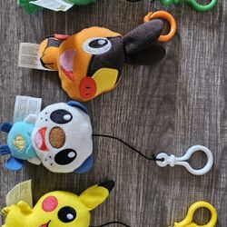 Pokemon Plushies.   5 Each.  Vintage