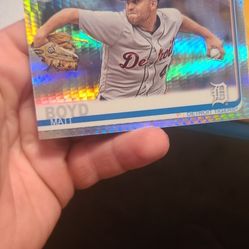 Matt Boyd Baseball Card