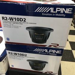 Alpine R2-w10 On Sale Today for 220 