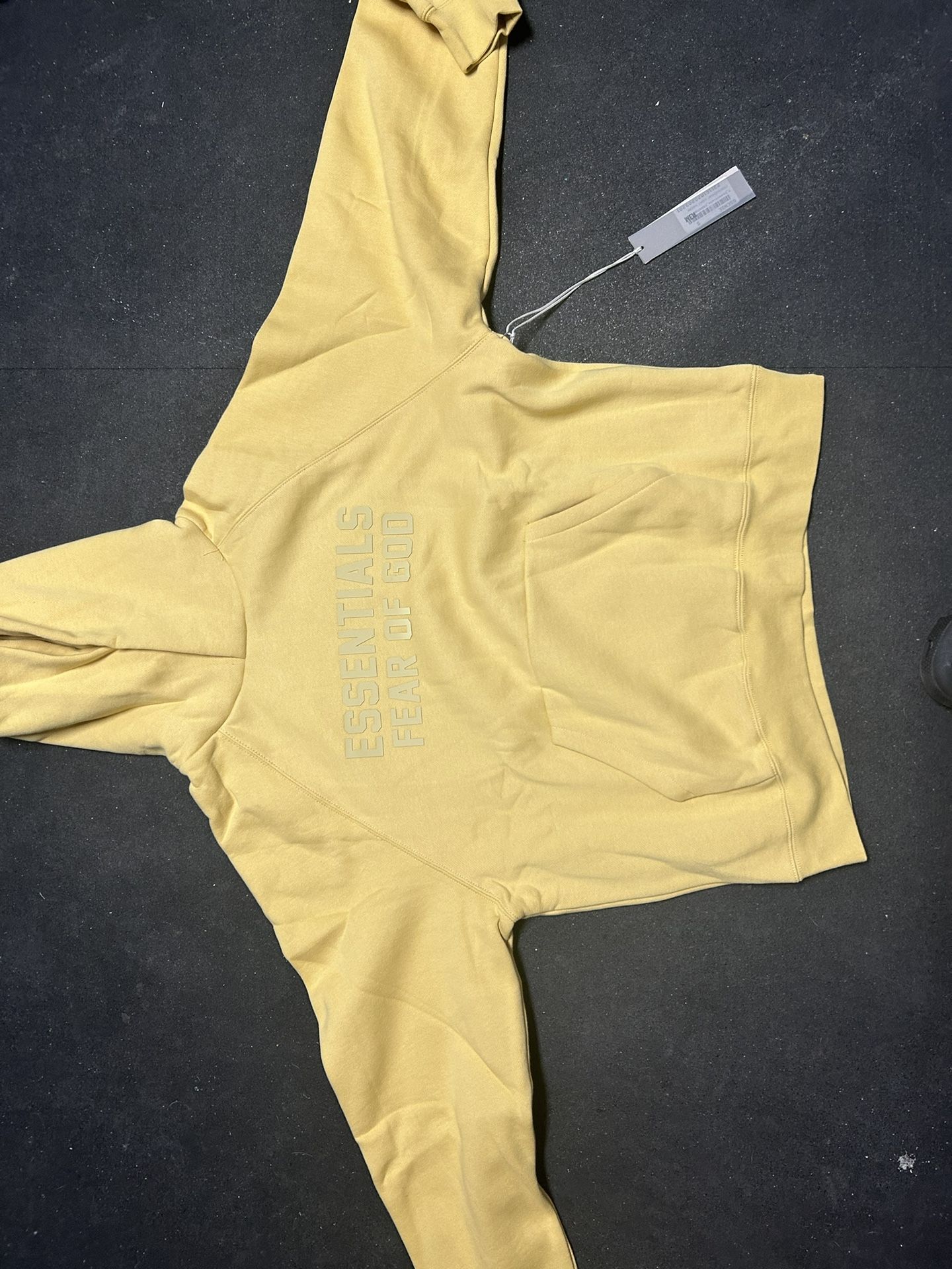Yellow Essential Hoodie