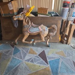Fiberglass Carousel Horse