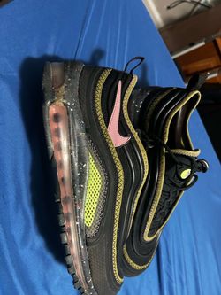 Nike Air Max Terrascape 97 Black Elemental Key Lime Men’s Sz 11.5 Athletic Shoes
