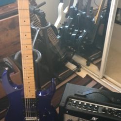 Ibanez RG170 Guitar (2002) Great Condition Korea  & Fender Mustang 1 Amp 