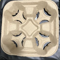 Free 4 cup beverage carrier for courier