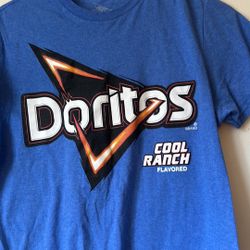 Doritos Cool Ranch T Shirt Size Small Blue