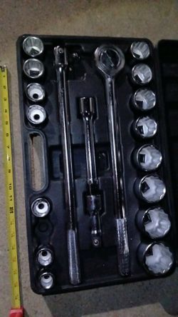 3/4" drive ratchet set