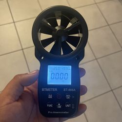 BTMETER BT-866A Pro Anemómetro de mano HVAC 