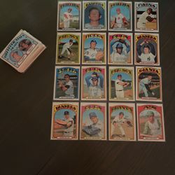 1972 Topps Baseball (lot of 45 cards)