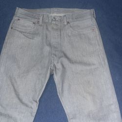 Gray 501 levis