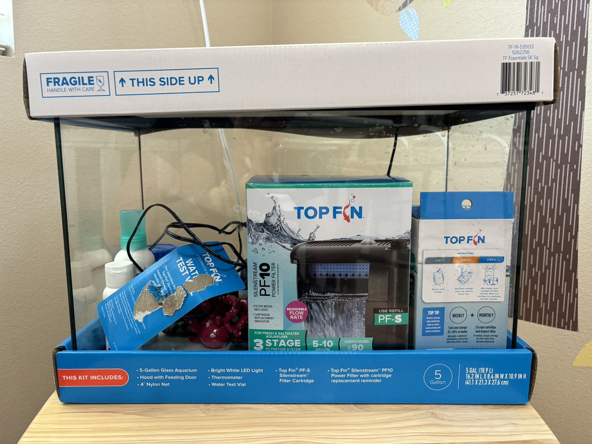 Top Fin 5 Gallon Aquarium