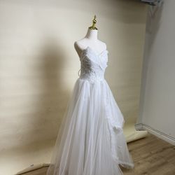 Strapless Sequin Wedding Dress – One Size – Irvine CA Local Pickup – $20