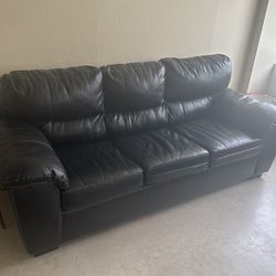 Queen Size Leather Couch