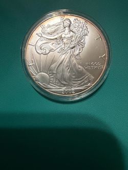 2002 American silver dollar
