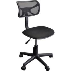 Urban Shop Task Chair with Adjustable Height & Swivel, 225 lb. Capacity, Black