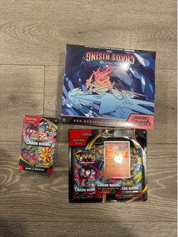 Pokemon Chaos Rising ETB, BB, Blister (Read Description)
