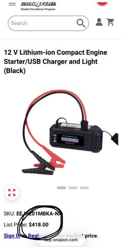 Snapon battery jump starter