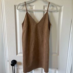 Aritzia suede dress 