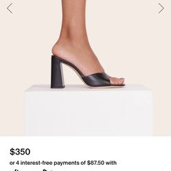 STAUD Sloane Heel Back In Black 