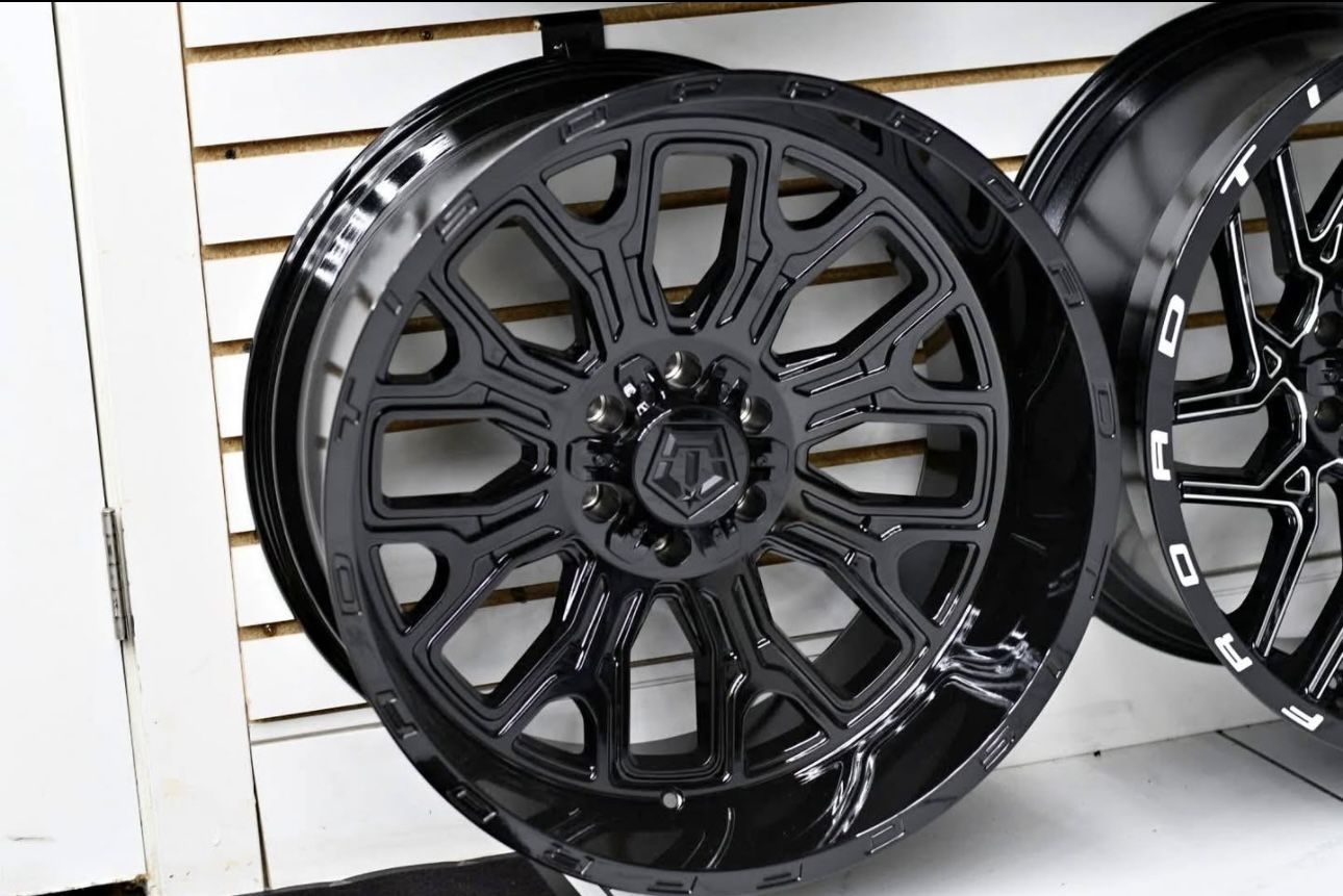 New Set Of Wheels TIS OFF-Road 560B 22x12 For Sale Fits F-150 CHEVY GMC BRONCO TUNDRA TACOMA