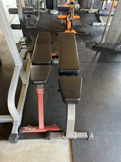 Flat And Incline Gym Benches