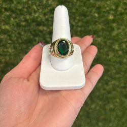 14kt Solid Stone Ring 