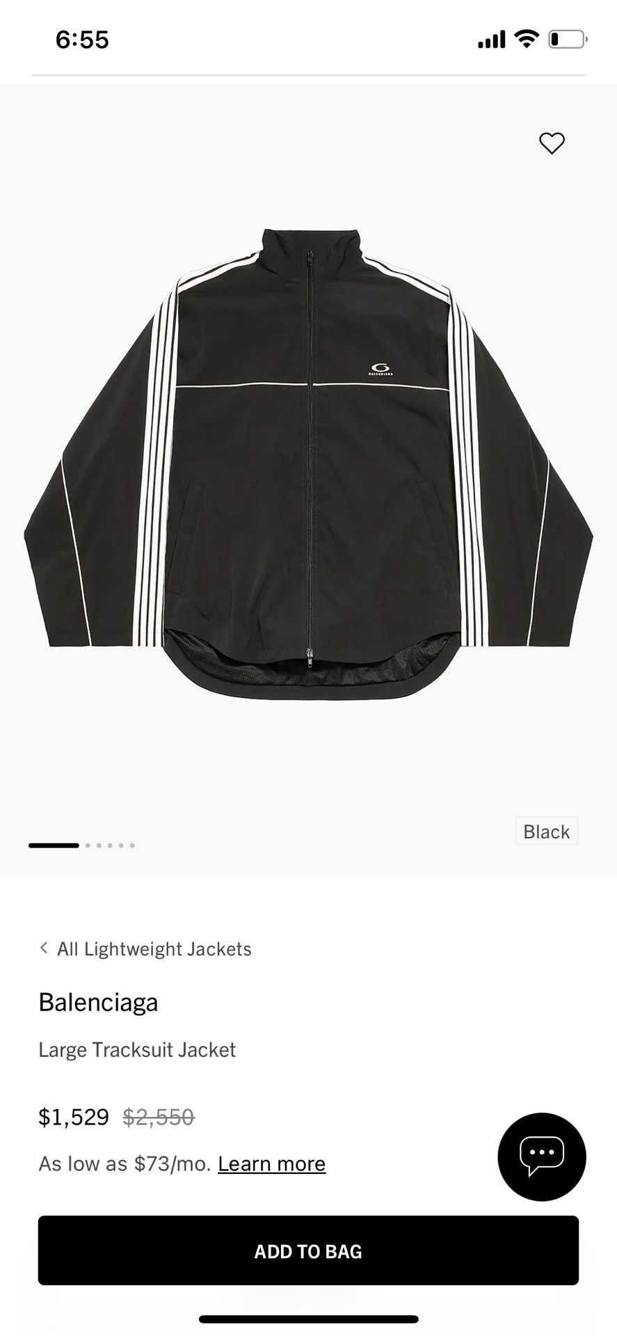 Balenciaga track Jacket