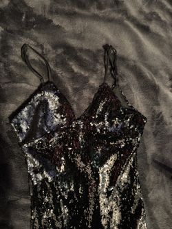 Forver 21 Black Sequin Dress