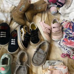 Toddler Shoes, Clothes, And Toys