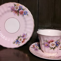 Wade Saucer, Cup And Plate