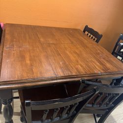 Wooden Dining Table Set With 8 Chairs 